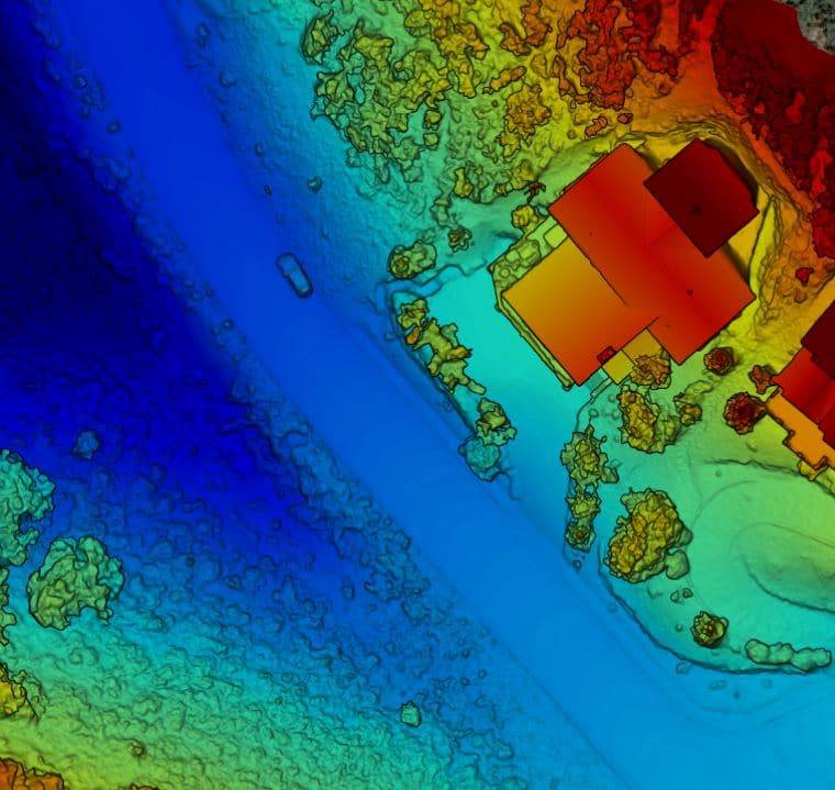 Topographical heat mapping